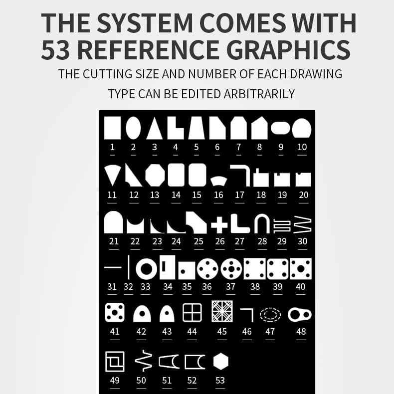 Portable CNC cutting machine graphics