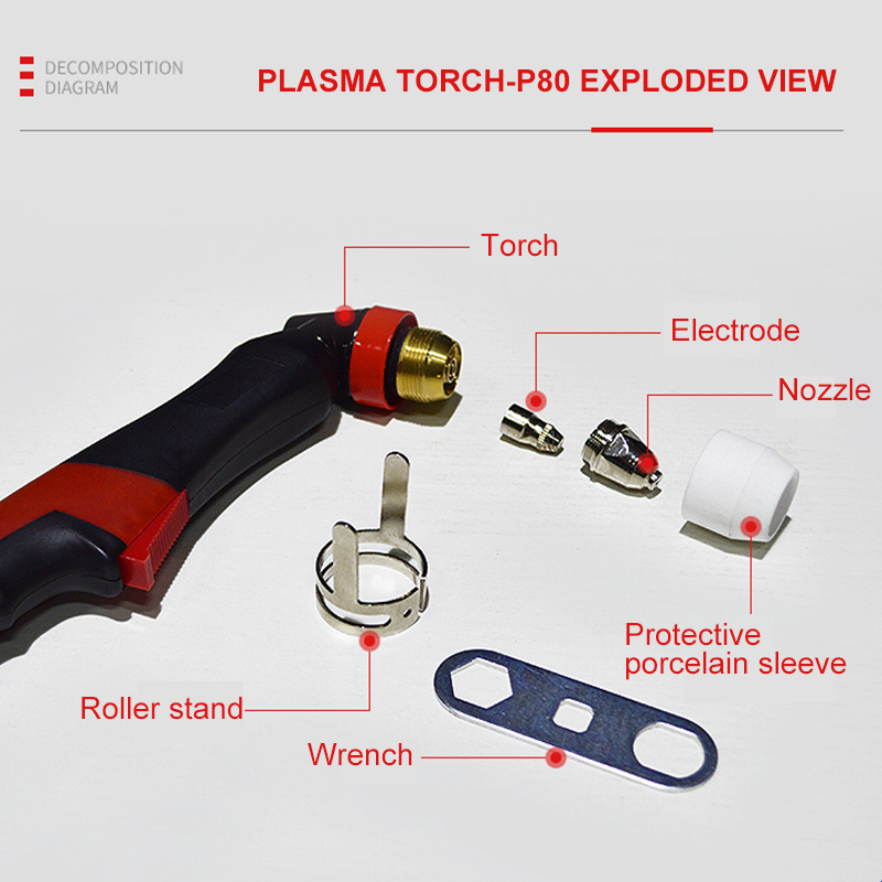 plasma cutting machine torch P80